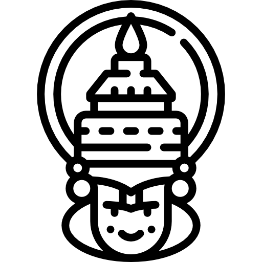 Kathakali Special Lineal icon