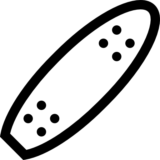 patineta Basic Straight Lineal icono