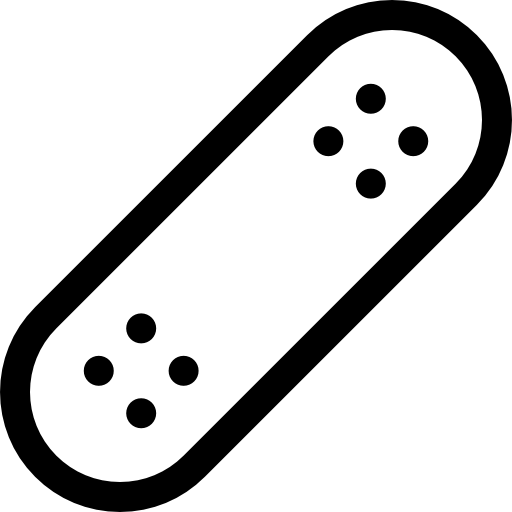 deskorolka Basic Straight Lineal ikona