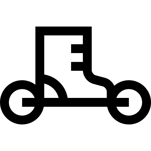 ローラースケート Basic Straight Lineal icon