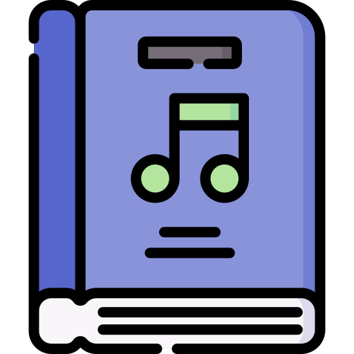 musikbuch Special Lineal color icon