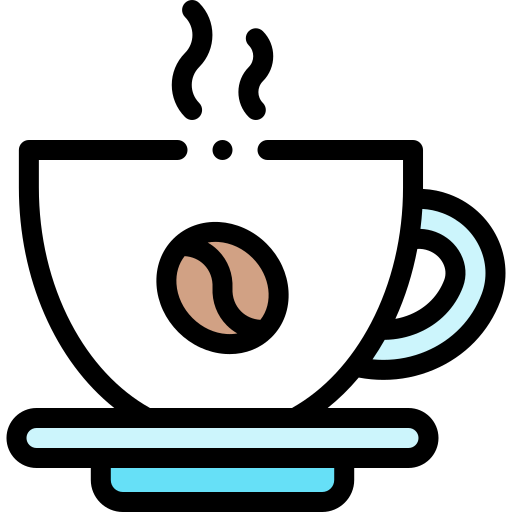 kaffee Detailed Rounded Lineal color icon