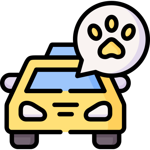taxi para mascotas Special Lineal color icono