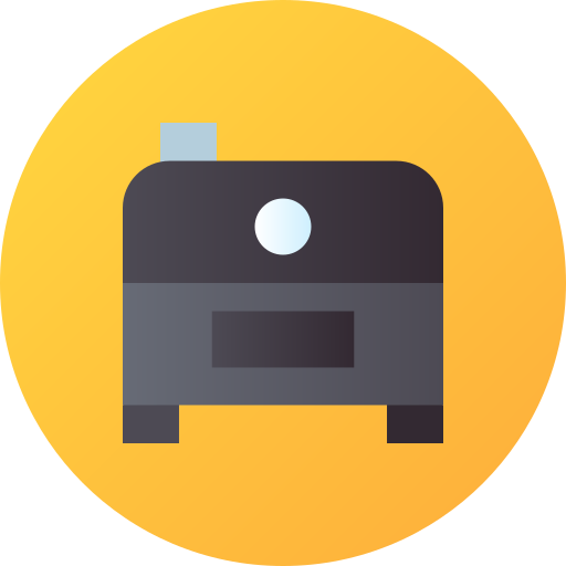 fumador Flat Circular Gradient icono