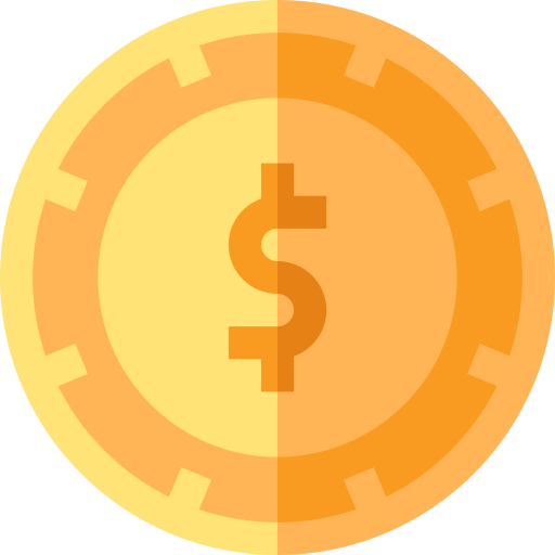 コイン Basic Straight Flat icon
