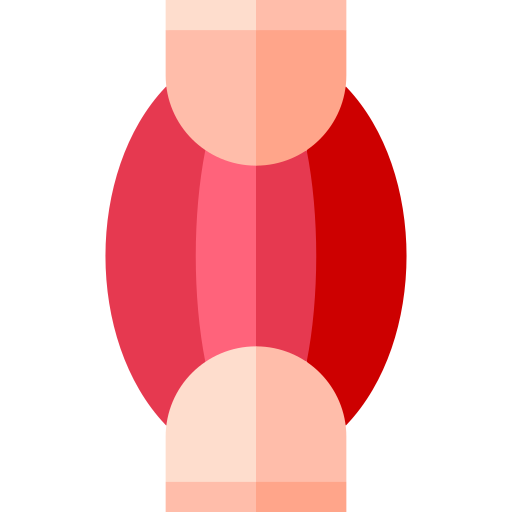 근육 Basic Straight Flat icon