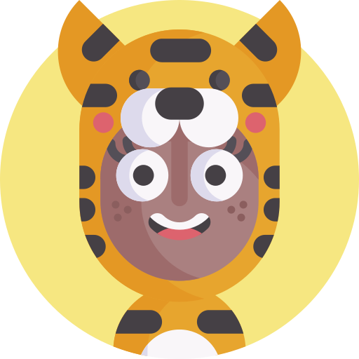 Tiger Detailed Flat Circular Flat icon
