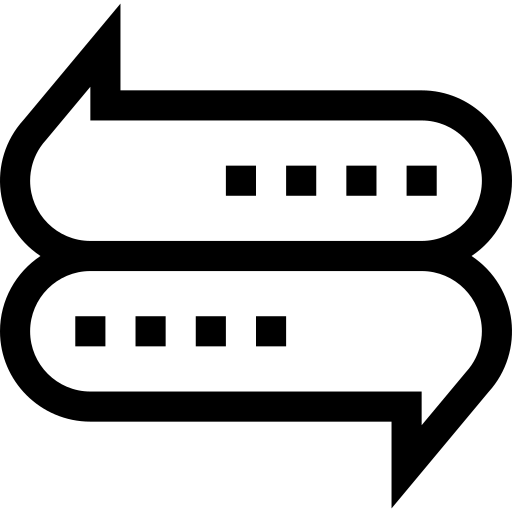 dymki Basic Straight Lineal ikona