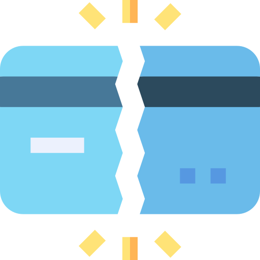 Кредитная карта Basic Straight Flat иконка