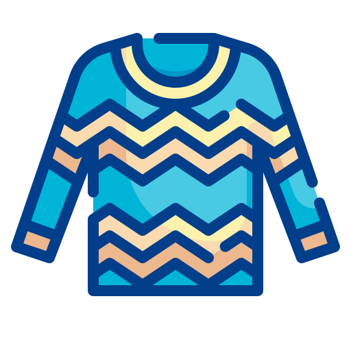sweter Wanicon Lineal Color ikona