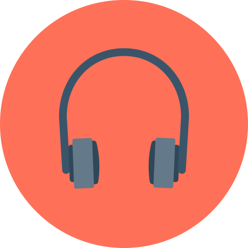Headphone Dinosoft Circular icon