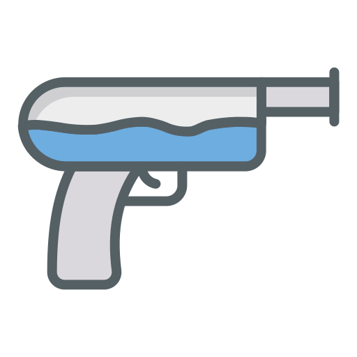 Water gun Dinosoft Lineal Color icon
