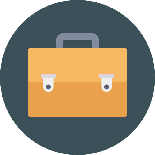 Briefcase Dinosoft Circular icon