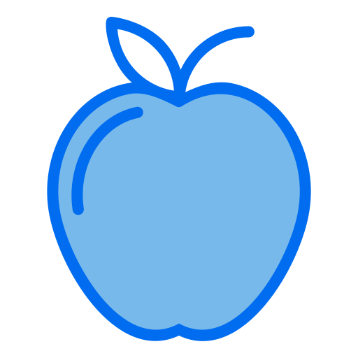 Яблочный фрукт Generic Blue иконка