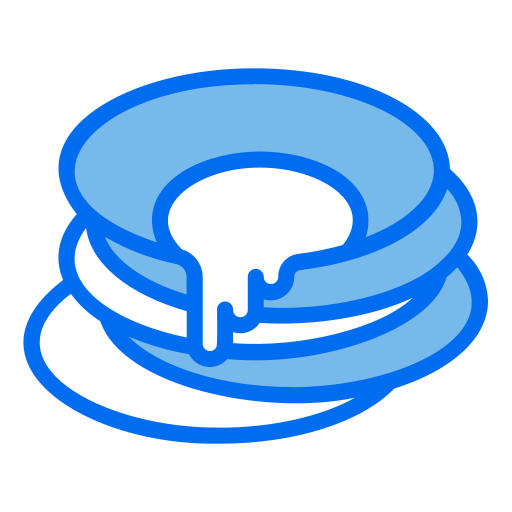 パンケーキ Generic Blue icon