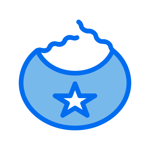 Baby bib Generic Blue icon