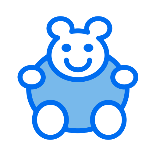 knuffelbeer Generic Blue icoon