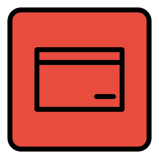 Credit card Generic Outline Color icon