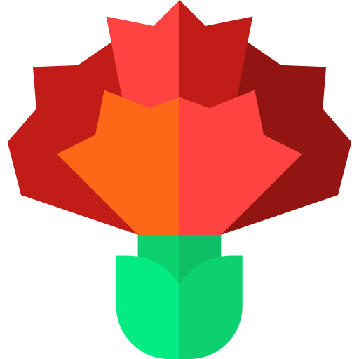 Carnation Basic Straight Flat icon