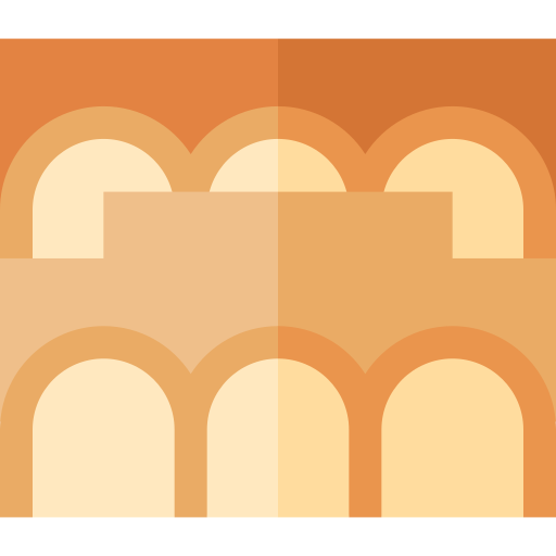 Акведук Сеговии Basic Straight Flat иконка