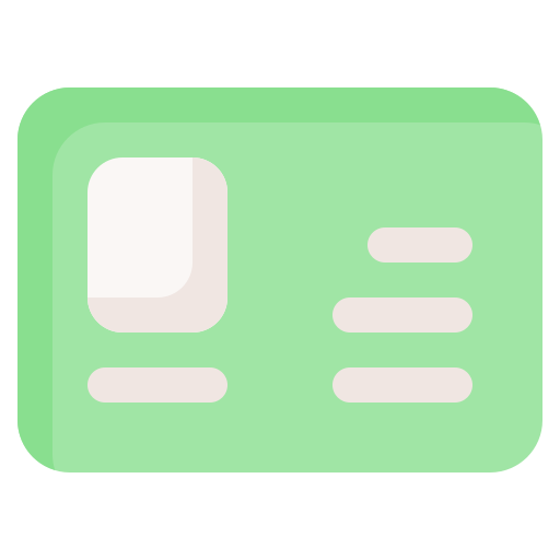 Personal card Generic Flat icon