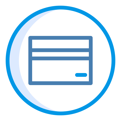 kreditkarte Generic Blue icon