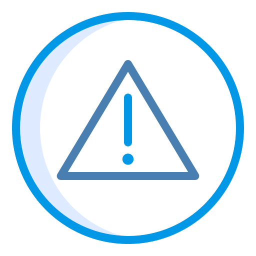 경고 Generic Blue icon