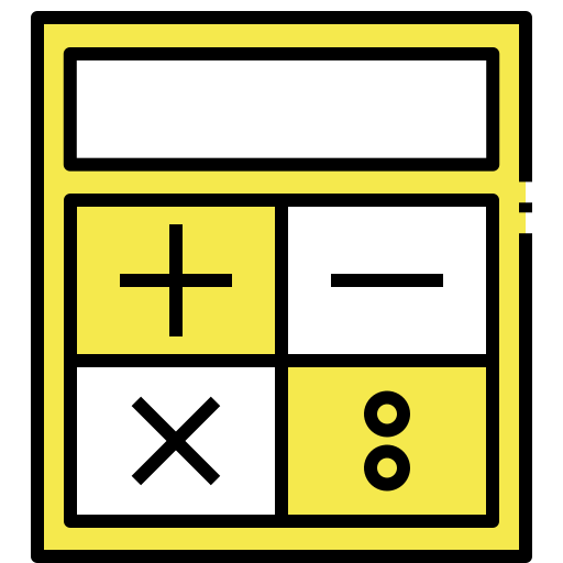 電卓 Generic Fill & Lineal icon