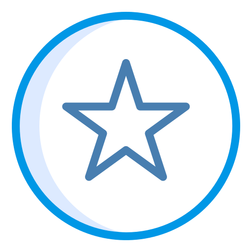 star Generic Blue Icône