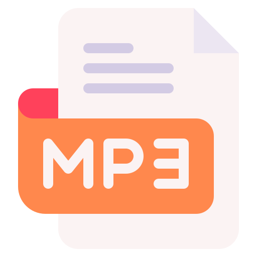 mp3 Generic Flat icon