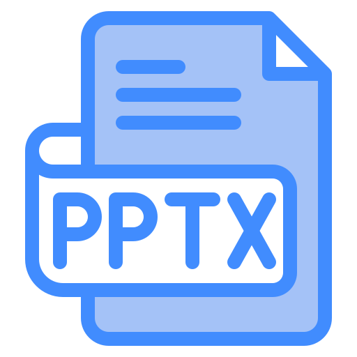 pptx Generic Blue Icône