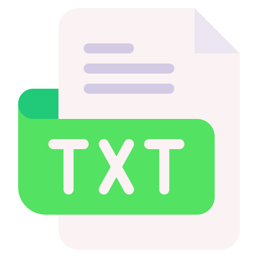 txt Generic Flat icon