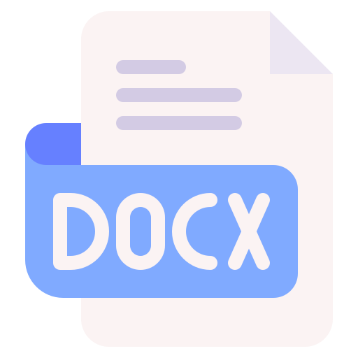 Docx Generic Flat icon