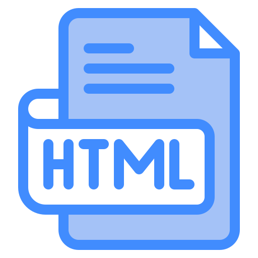 html Generic Blue ikona