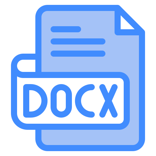 docx Generic Blue icon