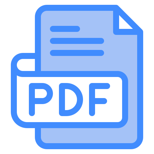 pdf Generic Blue icono