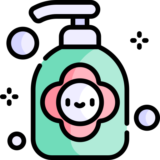 手洗い Kawaii Lineal color icon