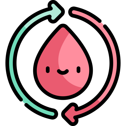 Menstruation Kawaii Lineal color icon