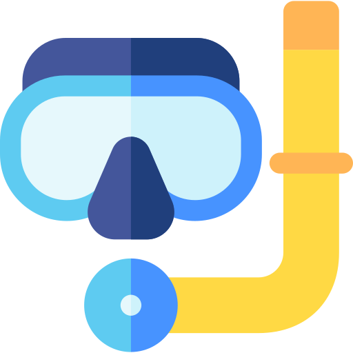 Snorkeling Basic Rounded Flat icon