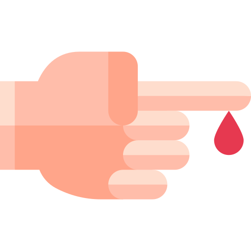 Blood test Basic Straight Flat icon