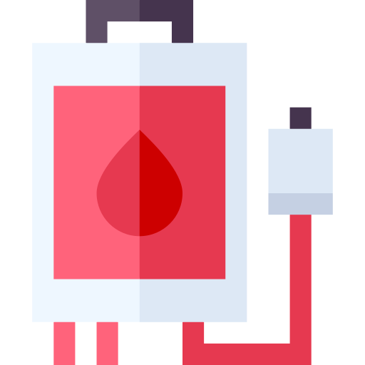 Blood bag Basic Straight Flat icon