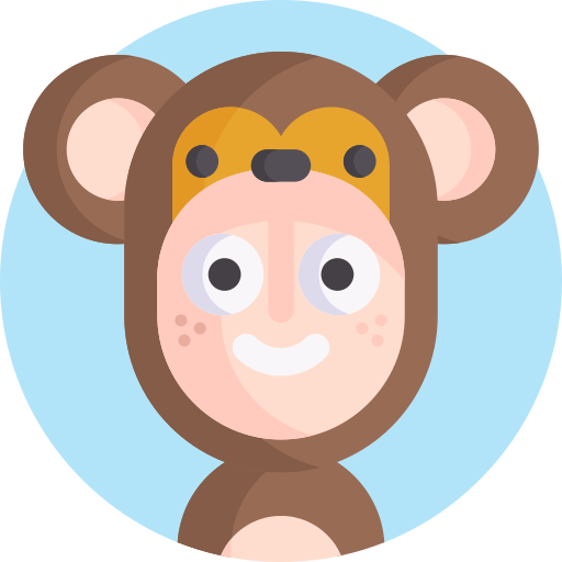 Monkey Detailed Flat Circular Flat icon