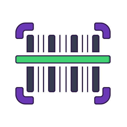 バーコード Generic Thin Outline Color icon
