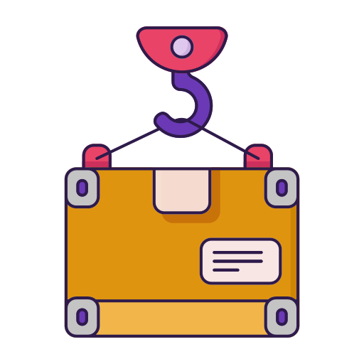 containerkran Generic Thin Outline Color icon