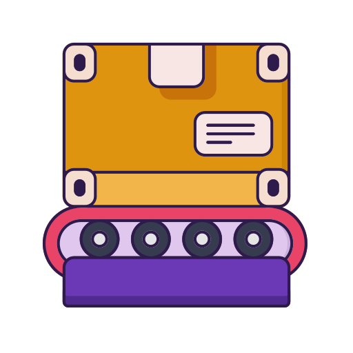Conveyor belt Generic Thin Outline Color icon