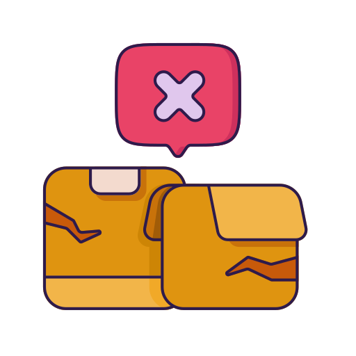 Damaged package Generic Thin Outline Color icon