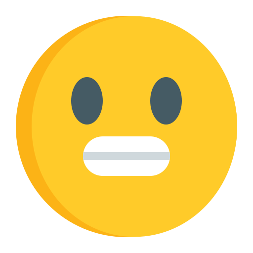 Grimacing Generic Flat icon