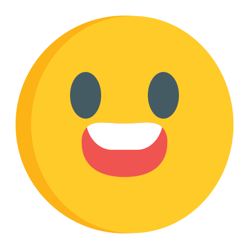 grijnzend Generic Flat icoon