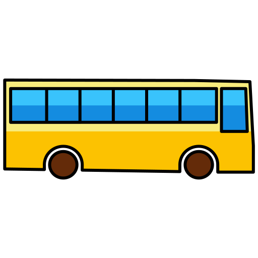 scuolabus Generic Thin Outline Color icona