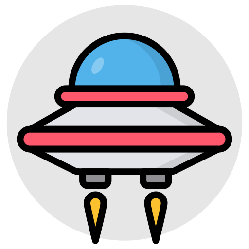 nave aliena Generic Circular icona
